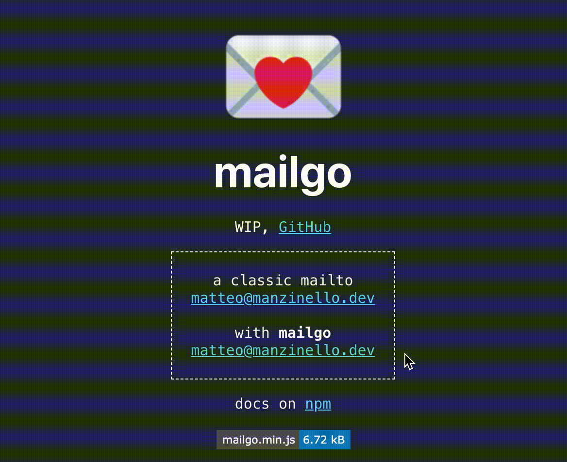 mailgo screencast